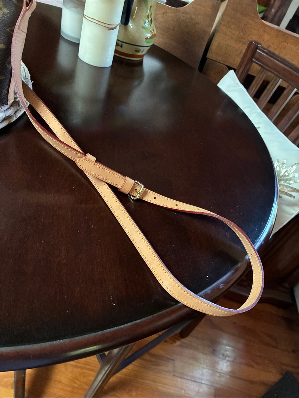 Louis Vuitton Monogram Crossbody in Brown with Tan Strap - Picture 4 of 11